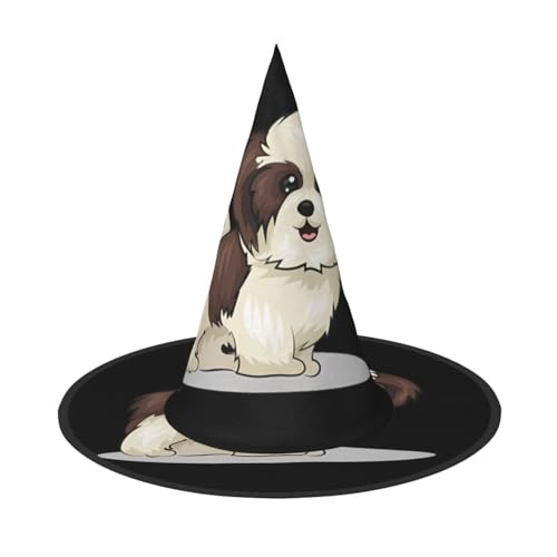 ZHAOUR 1 x Halloween-Hut – Shih Tzu Hund Druck Hexen Dekor Party, Cosplay Rollenspiel, Karneval, Verkleiden Maskerade Supplies ZHAOUR 1 x Halloween-Hut – Shih Tzu Hund Druck Hexen Dekor Party, Cosplay Rollenspiel, Karneval, Verkleiden Maskerade Supplies von ZHAOUR