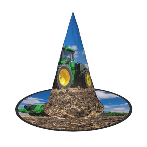 ZHAOUR 1 x Halloween-Hut – Traktor Bauernhof Druck Hexen Dekor Party Cosplay Rollenspiel Karneval Verkleiden Maskerade Supplies ZHAOUR 1 x Halloween-Hut – Traktor Bauernhof Druck Hexen Dekor Party Cosplay Rollenspiel Karneval Verkleiden Maskerade Supplies von ZHAOUR