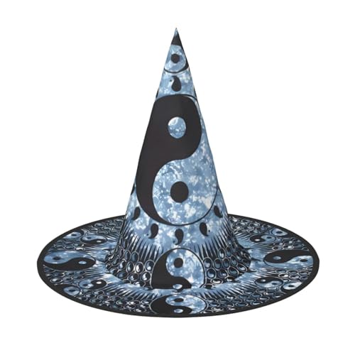 ZHAOUR 1 x Halloween-Hut – Ying-Yang-Diagramm, Druck, Hexen-Dekor, Party, Cosplay, Rollenspiele, Karneval, Maskerade-Zubehör ZHAOUR 1 x Halloween-Hut – Ying-Yang-Diagramm, Druck, Hexen-Dekor, Party, Cosplay, Rollenspiele, Karneval, Maskerade-Zubehör von ZHAOUR