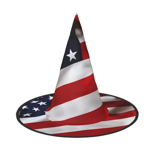 ZHAOUR 1 x Halloween-Hut – amerikanische Flagge, Druck, Hexen, Dekoration, Party, Cosplay, Rollenspiele, Karneval, Maskerade-Zubehör ZHAOUR 1 x Halloween-Hut – amerikanische Flagge, Druck, Hexen, Dekoration, Party, Cosplay, Rollenspiele, Karneval, Maskerade-Zubehör von ZHAOUR
