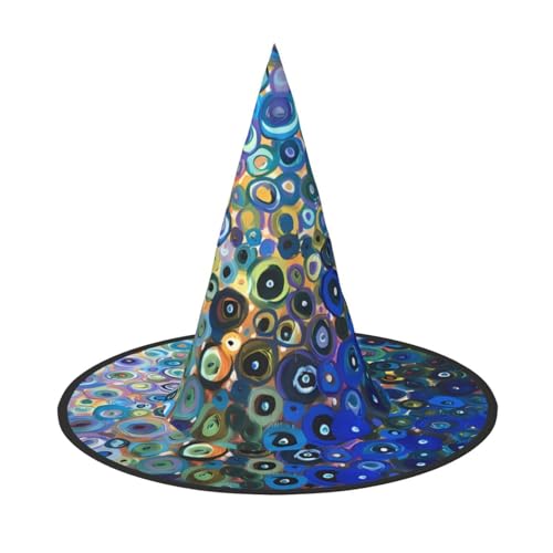 ZHAOUR 1 x Halloween-Hut – farbige Malerei Druck Hexen Dekor Party, Cosplay Rollenspiel, Karneval, Verkleiden Maskerade Supplies ZHAOUR 1 x Halloween-Hut – farbige Malerei Druck Hexen Dekor Party, Cosplay Rollenspiel, Karneval, Verkleiden Maskerade Supplies von ZHAOUR