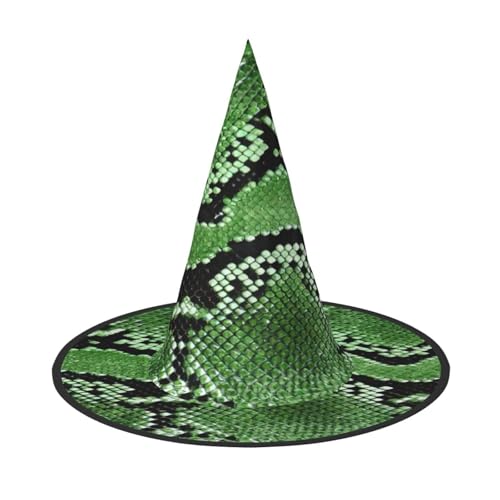 ZHAOUR 1 x Halloween-Hut – grüne Schlangenleder-Druck, Hexen-Dekoration, Party, Cosplay, Rollenspiele, Karneval, Maskerade-Zubehör ZHAOUR 1 x Halloween-Hut – grüne Schlangenleder-Druck, Hexen-Dekoration, Party, Cosplay, Rollenspiele, Karneval, Maskerade-Zubehör von ZHAOUR