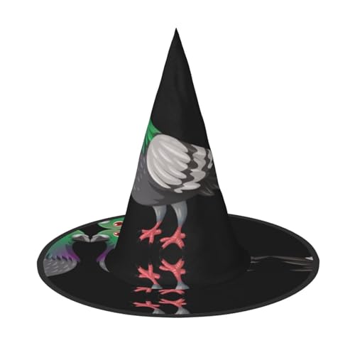 ZHAOUR 2 Stück Halloween-Hut – Cartoon-Tauben-Druck, Hexen-Dekoration, Party, Cosplay, Rollenspiele, Karneval, Maskerade-Zubehör ZHAOUR 2 Stück Halloween-Hut – Cartoon-Tauben-Druck, Hexen-Dekoration, Party, Cosplay, Rollenspiele, Karneval, Maskerade-Zubehör von ZHAOUR