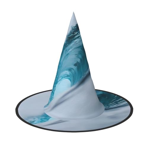 ZHAOUR 2 Stück Halloween-Hut – Ozeangrüne Welle Surf Druck Hexen Dekor Party, Cosplay Rollenspiel, Karneval, Verkleiden Maskerade Supplies ZHAOUR 2 Stück Halloween-Hut – Ozeangrüne Welle Surf Druck Hexen Dekor Party, Cosplay Rollenspiel, Karneval, Verkleiden Maskerade Supplies von ZHAOUR