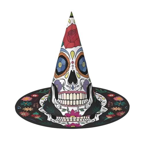 ZHAOUR 2 Stück Halloween-Hut – Tag der Toten Druck Hexen Dekor Party, Cosplay, Rollenspiele, Karneval, Verkleidungen Maskerade Supplies ZHAOUR 2 Stück Halloween-Hut – Tag der Toten Druck Hexen Dekor Party, Cosplay, Rollenspiele, Karneval, Verkleidungen Maskerade Supplies von ZHAOUR