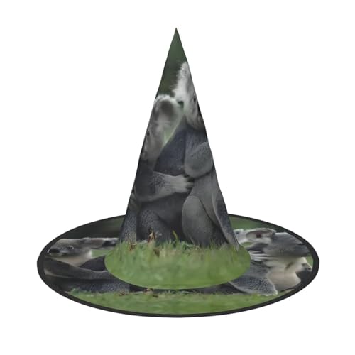 ZHAOUR 2 Stück Halloween-Hut – niedlicher Koalabär-Druck, Hexen-Dekoration, Party, Cosplay, Rollenspiele, Karneval, Maskerade-Zubehör ZHAOUR 2 Stück Halloween-Hut – niedlicher Koalabär-Druck, Hexen-Dekoration, Party, Cosplay, Rollenspiele, Karneval, Maskerade-Zubehör von ZHAOUR