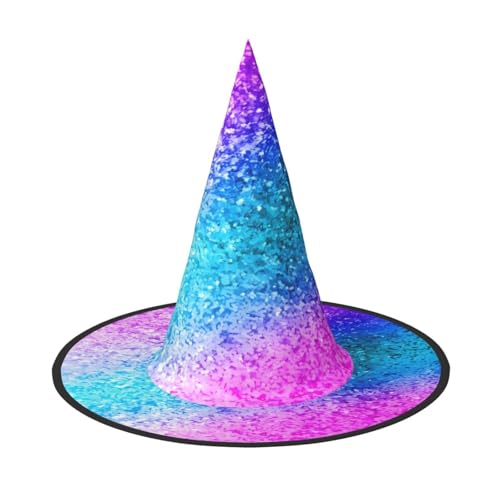 ZHAOUR 2 x Halloween-Hut – Glitzer-Pailletten-Druck, Hexen-Dekoration, Party, Cosplay, Rollenspiele, Karneval, Maskerade-Zubehör ZHAOUR 2 x Halloween-Hut – Glitzer-Pailletten-Druck, Hexen-Dekoration, Party, Cosplay, Rollenspiele, Karneval, Maskerade-Zubehör von ZHAOUR