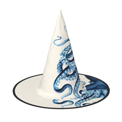 ZHAOUR 3 Stück Halloween-Hut – Oktopus-Druck, Hexen-Dekoration, Party, Cosplay, Rollenspiele, Karneval, Maskerade-Zubehör ZHAOUR 3 Stück Halloween-Hut – Oktopus-Druck, Hexen-Dekoration, Party, Cosplay, Rollenspiele, Karneval, Maskerade-Zubehör von ZHAOUR