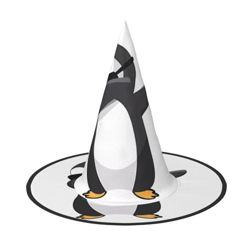ZHAOUR 3 Stück Halloween-Hut – Pinguin-Druck Hexen-Dekoration, Party, Cosplay, Rollenspiele, Karneval, Maskerade-Zubehör ZHAOUR 3 Stück Halloween-Hut – Pinguin-Druck Hexen-Dekoration, Party, Cosplay, Rollenspiele, Karneval, Maskerade-Zubehör von ZHAOUR