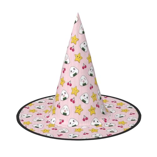 ZHAOUR 3 Stück Halloween-Hut – schöner Reiskugel-Druck, Hexen-Dekoration, Party, Cosplay, Rollenspiele, Karneval, Maskerade-Zubehör ZHAOUR 3 Stück Halloween-Hut – schöner Reiskugel-Druck, Hexen-Dekoration, Party, Cosplay, Rollenspiele, Karneval, Maskerade-Zubehör von ZHAOUR