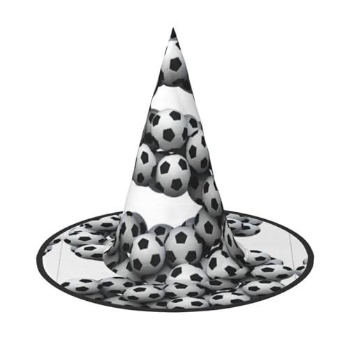ZHAOUR Halloween-Hut – Fußball-Schriftzug, Hexen-Dekoration, Party, Cosplay, Rollenspiele, Karneval, Maskerade-Zubehör, 2 Stück ZHAOUR Halloween-Hut – Fußball-Schriftzug, Hexen-Dekoration, Party, Cosplay, Rollenspiele, Karneval, Maskerade-Zubehör, 2 Stück von ZHAOUR