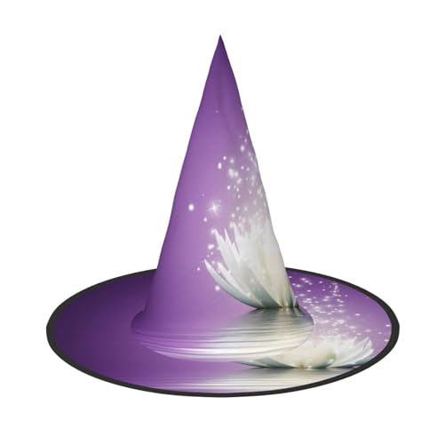 ZHAOUR Halloween-Hut – Lotusblüte mit violettem Druck, Hexen-Dekor, Party, Cosplay, Rollenspiele, Karneval, Maskerade-Zubehör, 3 Stück ZHAOUR Halloween-Hut – Lotusblüte mit violettem Druck, Hexen-Dekor, Party, Cosplay, Rollenspiele, Karneval, Maskerade-Zubehör, 3 Stück von ZHAOUR