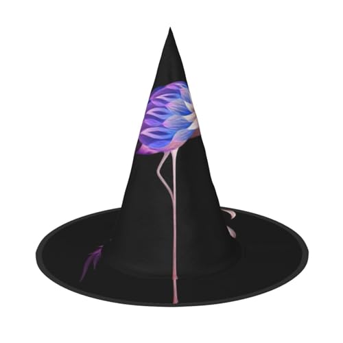 ZHAOUR Halloween-Hut – abstrakter Flamingo-Druck, Hexen-Dekoration, Party, Cosplay, Rollenspiele, Karneval, Maskerade-Zubehör, 2 Stück ZHAOUR Halloween-Hut – abstrakter Flamingo-Druck, Hexen-Dekoration, Party, Cosplay, Rollenspiele, Karneval, Maskerade-Zubehör, 2 Stück von ZHAOUR