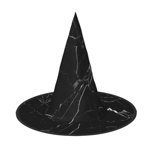 ZHAOUR Halloween-Hut – schwarzer Marmor-Druck, Hexen-Dekoration, Party, Cosplay, Rollenspiele, Karneval, Maskerade-Zubehör, 2 Stück ZHAOUR Halloween-Hut – schwarzer Marmor-Druck, Hexen-Dekoration, Party, Cosplay, Rollenspiele, Karneval, Maskerade-Zubehör, 2 Stück von ZHAOUR