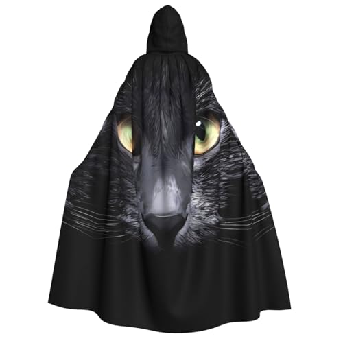 ZHAOUR Halloween-Kapuzenumhang mit Katzenmotiv, Unisex, für Erwachsene, Party, Karneval, Comic-Ausstellung, Cosplay-Bademantel ZHAOUR Halloween-Kapuzenumhang mit Katzenmotiv, Unisex, für Erwachsene, Party, Karneval, Comic-Ausstellung, Cosplay-Bademantel von ZHAOUR