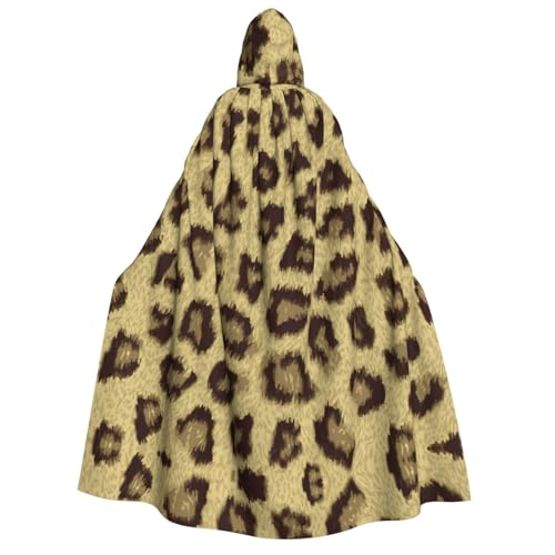 ZHAOUR Halloween-Kapuzenumhang mit gelbem Leopardenmuster, Unisex, für Erwachsene, Party, Karneval, Comic-Ausstellung, Cosplay-Bademantel ZHAOUR Halloween-Kapuzenumhang mit gelbem Leopardenmuster, Unisex, für Erwachsene, Party, Karneval, Comic-Ausstellung, Cosplay-Bademantel von ZHAOUR