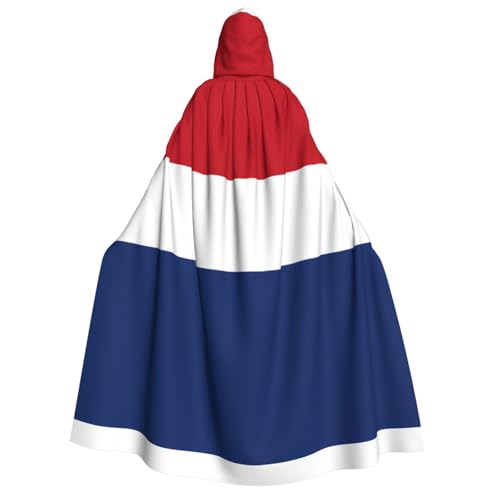 ZHAOUR Halloween-Kapuzenumhang mit niederländischer Flagge, Unisex, Erwachsenenparty, Karneval, Comic-Ausstellung, Cosplay-Bademantel ZHAOUR Halloween-Kapuzenumhang mit niederländischer Flagge, Unisex, Erwachsenenparty, Karneval, Comic-Ausstellung, Cosplay-Bademantel von ZHAOUR