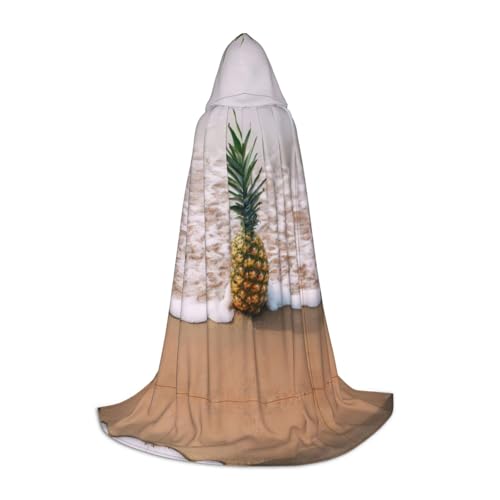 ZHAOUR L Halloween Kapuzenumhang – Unisex Ananas am Strand Druck Kostüme für Party, Karneval, Comic-Ausstellung, Cosplay und mehr ZHAOUR L Halloween Kapuzenumhang – Unisex Ananas am Strand Druck Kostüme für Party, Karneval, Comic-Ausstellung, Cosplay und mehr von ZHAOUR