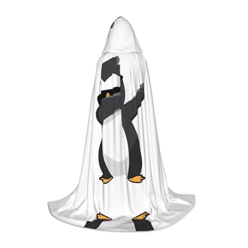 ZHAOUR M Halloween Kapuzenumhang - Unisex Pinguin Dabbing Print Kostüme für Party, Karneval, Comic Ausstellung, Cosplay und mehr ZHAOUR M Halloween Kapuzenumhang - Unisex Pinguin Dabbing Print Kostüme für Party, Karneval, Comic Ausstellung, Cosplay und mehr von ZHAOUR