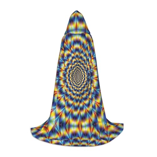 ZHAOUR M Halloween Kapuzenumhang – Unisex Spirale optische Täuschung GIF Druck Kostüme für Party, Karneval, Comic Ausstellung, Cosplay und mehr ZHAOUR M Halloween Kapuzenumhang – Unisex Spirale optische Täuschung GIF Druck Kostüme für Party, Karneval, Comic Ausstellung, Cosplay und mehr von ZHAOUR