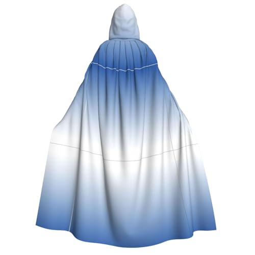 ZHAOUR Ombré strukturierter blauer Druck, Halloween-Kapuzenumhang, Kostüme, Umhang – Unisex für Erwachsene, Party, Karneval, Comic-Ausstellung, Cosplay-Bademantel ZHAOUR Ombré strukturierter blauer Druck, Halloween-Kapuzenumhang, Kostüme, Umhang – Unisex für Erwachsene, Party, Karneval, Comic-Ausstellung, Cosplay-Bademantel von ZHAOUR