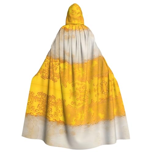 ZHAOUR Unisex Erwachsene Halloween Kapuzenumhang - Bierschaum Volldruck Cosplay Kostüm Umhang - Bequem und Langlebig Robe ZHAOUR Unisex Erwachsene Halloween Kapuzenumhang - Bierschaum Volldruck Cosplay Kostüm Umhang - Bequem und Langlebig Robe von ZHAOUR