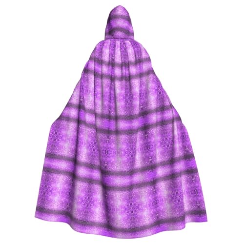 ZHAOUR Unisex Erwachsene Halloween Kapuzenumhang - Funkelnder lila Volldruck Cosplay Kostüm Umhang - Bequemer und langlebiger Robe ZHAOUR Unisex Erwachsene Halloween Kapuzenumhang - Funkelnder lila Volldruck Cosplay Kostüm Umhang - Bequemer und langlebiger Robe von ZHAOUR