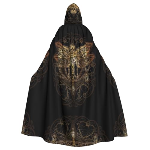 ZHAOUR Unisex Erwachsene Halloween Kapuzenumhang - Libelle Volldruck Cosplay Kostüm Umhang - Bequem und Langlebig Robe ZHAOUR Unisex Erwachsene Halloween Kapuzenumhang - Libelle Volldruck Cosplay Kostüm Umhang - Bequem und Langlebig Robe von ZHAOUR