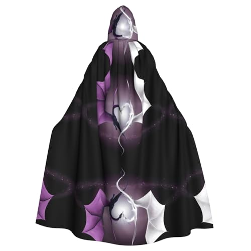 ZHAOUR Unisex Erwachsene Halloween Kapuzenumhang - Lila und Drachen Volldruck Cosplay Kostüm Umhang - Bequem und Langlebig Robe ZHAOUR Unisex Erwachsene Halloween Kapuzenumhang - Lila und Drachen Volldruck Cosplay Kostüm Umhang - Bequem und Langlebig Robe von ZHAOUR