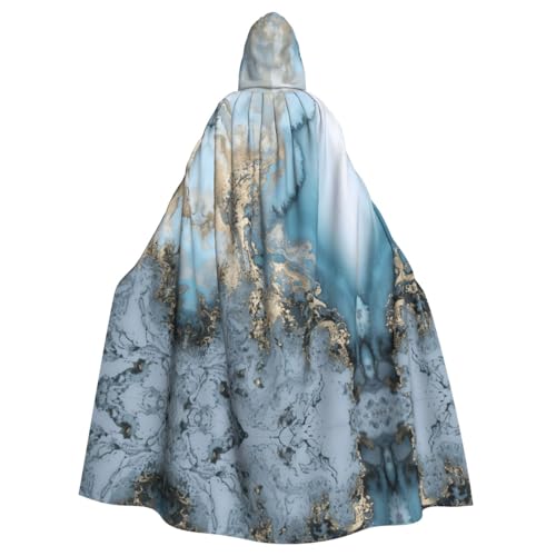ZHAOUR Unisex Erwachsene Halloween Kapuzenumhang - Marmor Volldruck Cosplay Kostüm Umhang - Bequem und Langlebig Robe ZHAOUR Unisex Erwachsene Halloween Kapuzenumhang - Marmor Volldruck Cosplay Kostüm Umhang - Bequem und Langlebig Robe von ZHAOUR