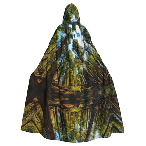 ZHAOUR Unisex Erwachsene Halloween Kapuzenumhang - Natur Zeder Volldruck Cosplay Kostüm Umhang - Bequem und Langlebig Robe ZHAOUR Unisex Erwachsene Halloween Kapuzenumhang - Natur Zeder Volldruck Cosplay Kostüm Umhang - Bequem und Langlebig Robe von ZHAOUR