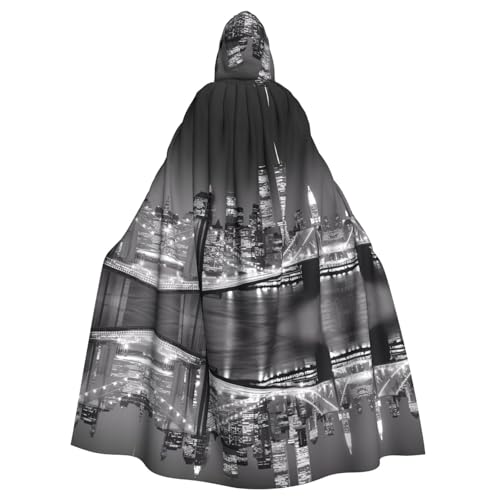 ZHAOUR Unisex Erwachsene Halloween Kapuzenumhang - New York Volldruck Cosplay Kostüm Umhang - Bequem und Langlebig Robe ZHAOUR Unisex Erwachsene Halloween Kapuzenumhang - New York Volldruck Cosplay Kostüm Umhang - Bequem und Langlebig Robe von ZHAOUR