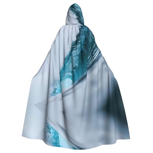 ZHAOUR Unisex Erwachsene Halloween Kapuzenumhang - Ocean Green Wave Surf Full Print Cosplay Kostüm Umhang - Bequem und Langlebig Robe ZHAOUR Unisex Erwachsene Halloween Kapuzenumhang - Ocean Green Wave Surf Full Print Cosplay Kostüm Umhang - Bequem und Langlebig Robe von ZHAOUR