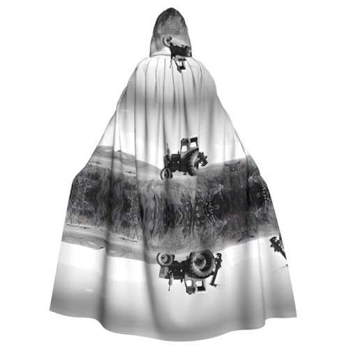 ZHAOUR Unisex Erwachsene Halloween Kapuzenumhang - Traktor Landwirtschaft Ruhig Volldruck Cosplay Kostüm Umhang - Bequem und Langlebig Robe ZHAOUR Unisex Erwachsene Halloween Kapuzenumhang - Traktor Landwirtschaft Ruhig Volldruck Cosplay Kostüm Umhang - Bequem und Langlebig Robe von ZHAOUR