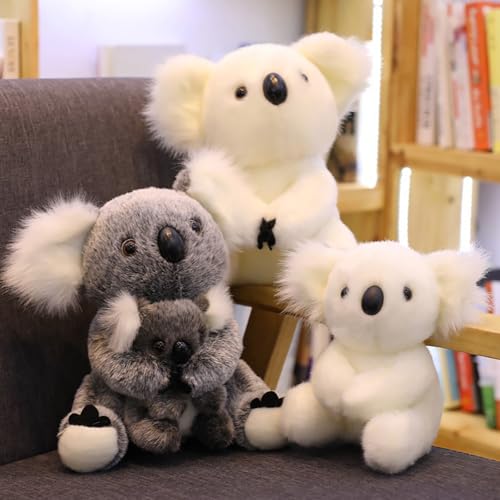 ZHAOZHI The koaly - Emotionale Heilung Auf Anfrage, Koaly Ai Emotional, Weicher Koala Plüsch, Ki Koala, Liebenswertes Plüschtier Gemütlicher, Anschmiegsames Kissen Realistische (C4) von ZHAOZHI
