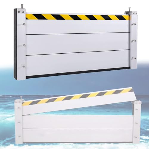 Hochwasserschutzbarriere/120 cm Langes Hochwasserschutzsystem, Kellertür, Schutz von Wohneigentum, Hochwasserschutz im Fabrik- und Gewerbehof, Notfall, 47,2 Zoll (120 cm) - 23,6 Zoll (60 cm) von ZHDLdpUK