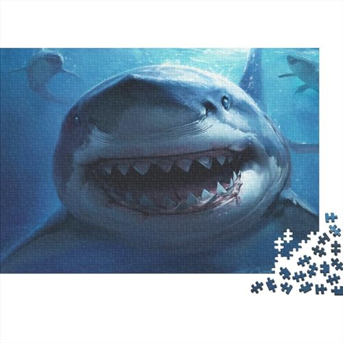 Hai Puzzle 1000 Teile - Puzzle Für Erwachsene, Puzzle, Puzzlespiel Erwachsenen Puzzlespiel Puzzel 1000pcs (75x50cm) von ZHENGYUU
