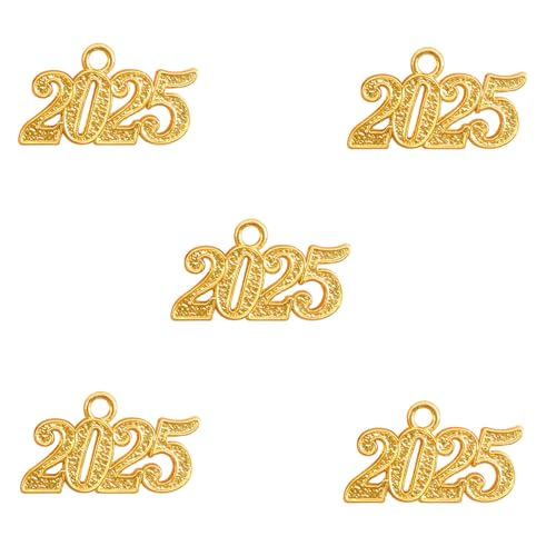 1/5pcs Klasse Von 2025 Abschlusshut Charme Absolventenkleider Anhänger Für Absolventen Zeremonie Dekoration Harz von ZHENNB