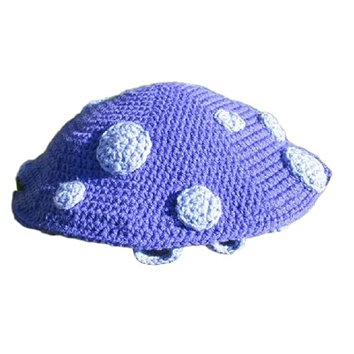 ZHGFXIN Lustige Gestrickte Mütze Pilz Halloween Großer Pilz Slouchy Kostüm Party Party Hüte Gehäkelte Hüte Für Männer ZHGFXIN Lustige Gestrickte Mütze Pilz Halloween Großer Pilz Slouchy Kostüm Party Party Hüte Gehäkelte Hüte Für Männer von ZHGFXIN