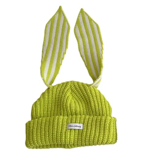 ZHGFXIN Strickhüten Kaninchen Kopfbedeckung Für Frauen Hip Hop Einzigartige Kostüms Requisiten Schädelkappen Highlight Für Trendset Strick ZHGFXIN Strickhüten Kaninchen Kopfbedeckung Für Frauen Hip Hop Einzigartige Kostüms Requisiten Schädelkappen Highlight Für Trendset Strick von ZHGFXIN