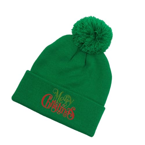 ZHGFXIN Verstellbare Neuheitenhüte Warme Gestrickte Weihnachtshüte Fröhliche Urlaubskopfbedeckung Unisex Urlaub Accessoire Acrylgestricke von ZHGFXIN