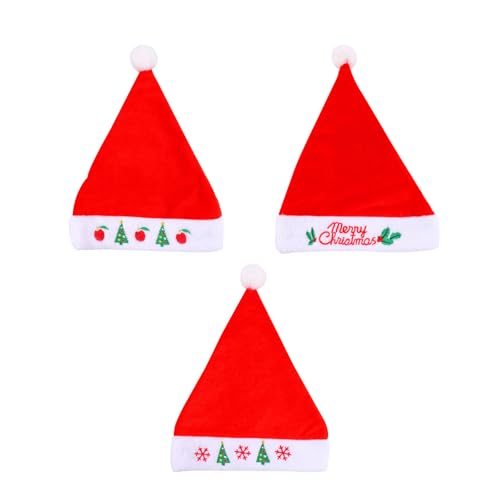 ZHGFXIN Warm Santa Stickerei Verdicken Plüsch Für Urlaubskomfort Liner Weihnachten Neujahr Symbolkappen Mit Weißem Krempe Weihnachten Weihnachtsmann Erwachsene ZHGFXIN Warm Santa Stickerei Verdicken Plüsch Für Urlaubskomfort Liner Weihnachten Neujahr Symbolkappen Mit Weißem Krempe Weihnachten Weihnachtsmann Erwachsene von ZHGFXIN