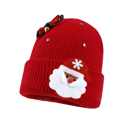 ZHGFXIN Weihnachten Mütze Santa Slouchy Festlichkeit Warmes Accessoires Slouchy Beanies High School Teens Hats Bulk Bulk von ZHGFXIN