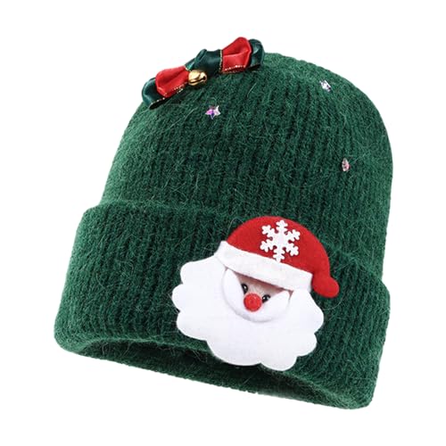 ZHGFXIN Weihnachten Mütze Santa Slouchy Festlichkeit Warmes Accessoires Slouchy Beanies High School Teens Hats Bulk Bulk von ZHGFXIN
