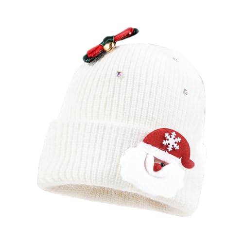 ZHGFXIN Weihnachten Mütze Santa Slouchy Festlichkeit Warmes Accessoires Slouchy Beanies High School Teens Hats Bulk Bulk von ZHGFXIN