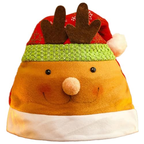 ZHGFXIN Weihnachten Rentier Santa Hat Festival Requisiten Santa Caps Holiday Feiern Sie Caps Party Accessoires Kopfbedeckung Für Erwachsene Kinder All Weihnachten ZHGFXIN Weihnachten Rentier Santa Hat Festival Requisiten Santa Caps Holiday Feiern Sie Caps Party Accessoires Kopfbedeckung Für Erwachsene Kinder All Weihnachten von ZHGFXIN