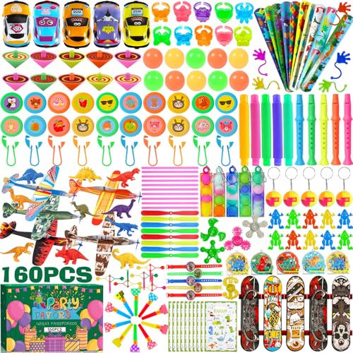 ZHHGOO 160 Stück Party Kindergeburtstag Gastgeschenke Set,Mitbringsel Kindergeburtstag,Mit Kleiner Dinosaurier,Schnapparmband,Party Favor Spielzeug Goodie Bag Füllstoffe ZHHGOO 160 Stück Party Kindergeburtstag Gastgeschenke Set,Mitbringsel Kindergeburtstag,Mit Kleiner Dinosaurier,Schnapparmband,Party Favor Spielzeug Goodie Bag Füllstoffe von ZHHGOO