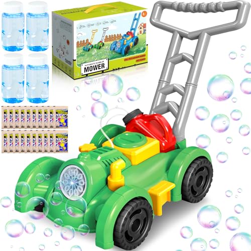 ZHHGOO Rasenmäher Kinder Seifenblasenmaschine, Seifenblasen Rasenmäher Sommer Outdoor Gartenspielzeug, Seifenblasen Maschine, Bubble Machine für Kinder ab 3 4 5 Jahren (Grün) ZHHGOO Rasenmäher Kinder Seifenblasenmaschine, Seifenblasen Rasenmäher Sommer Outdoor Gartenspielzeug, Seifenblasen Maschine, Bubble Machine für Kinder ab 3 4 5 Jahren (Grün) von ZHHGOO