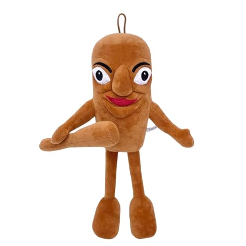 ZHICHENG Tung Tung Sahur Plush Tralalero Tralala Stuffed Toy,Funny Italian Tung Shark Plush and Tralalero Shark Toy,Soft Stuffed Animal for Fans Boys Girls (Tronco Legnoso) von ZHICHENG