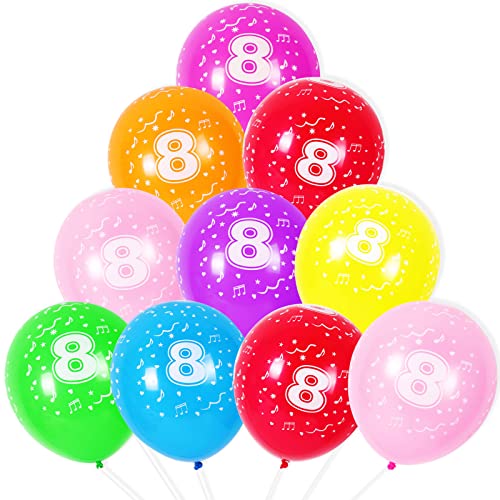 ZHIHUI Luftballon 8 Geburtstag Deko, Luftballons 8 Jahre, 10 pcs Deko zum 8 Jahr Geburtstagdeko Junge Mädchen, Luftballon 8. Geburtstag Deko, Mädchen Junge für Geburtstag Backdrop Ballon Girlande ZHIHUI Luftballon 8 Geburtstag Deko, Luftballons 8 Jahre, 10 pcs Deko zum 8 Jahr Geburtstagdeko Junge Mädchen, Luftballon 8. Geburtstag Deko, Mädchen Junge für Geburtstag Backdrop Ballon Girlande von ZHIHUI